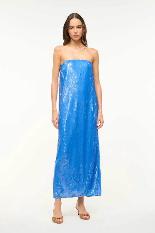 Casey Sequined Gown Blue