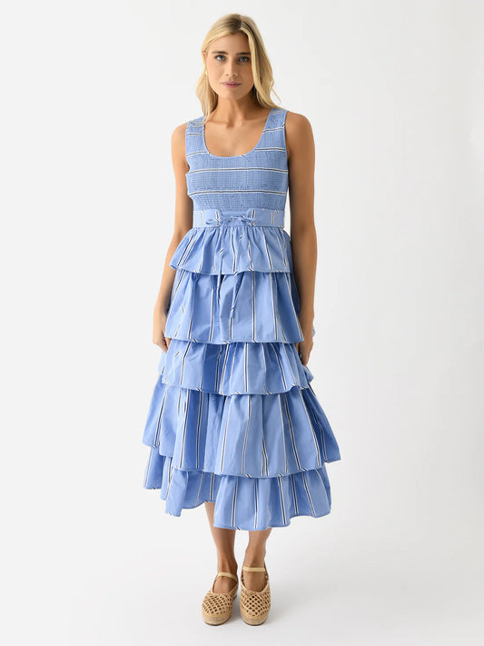 Andre Ruffle Maxi Dress