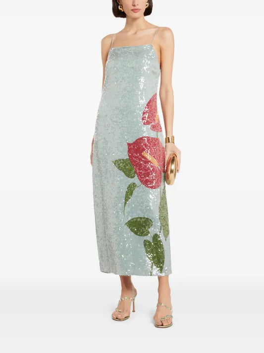 Anthurium Sequin Midi