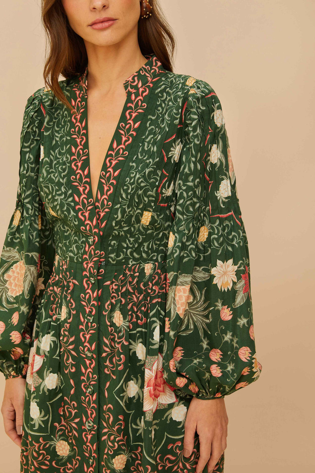 Garden Pineapple Mini Dress