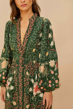 Garden Pineapple Mini Dress