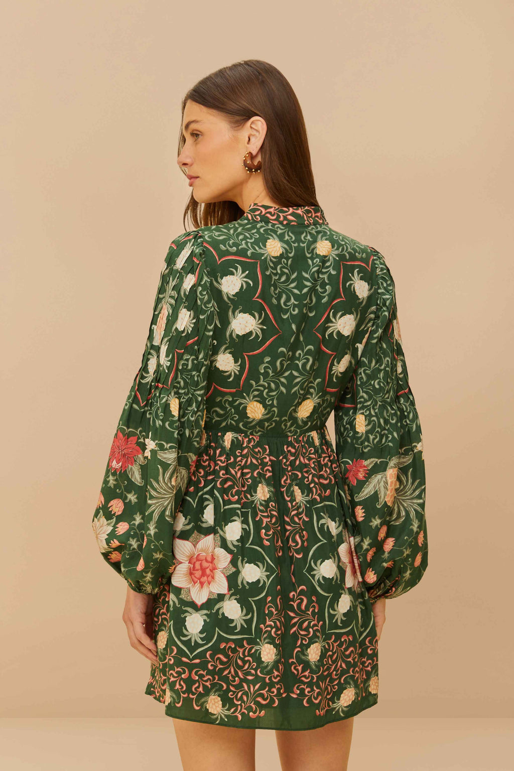 Garden Pineapple Mini Dress