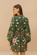 Garden Pineapple Mini Dress