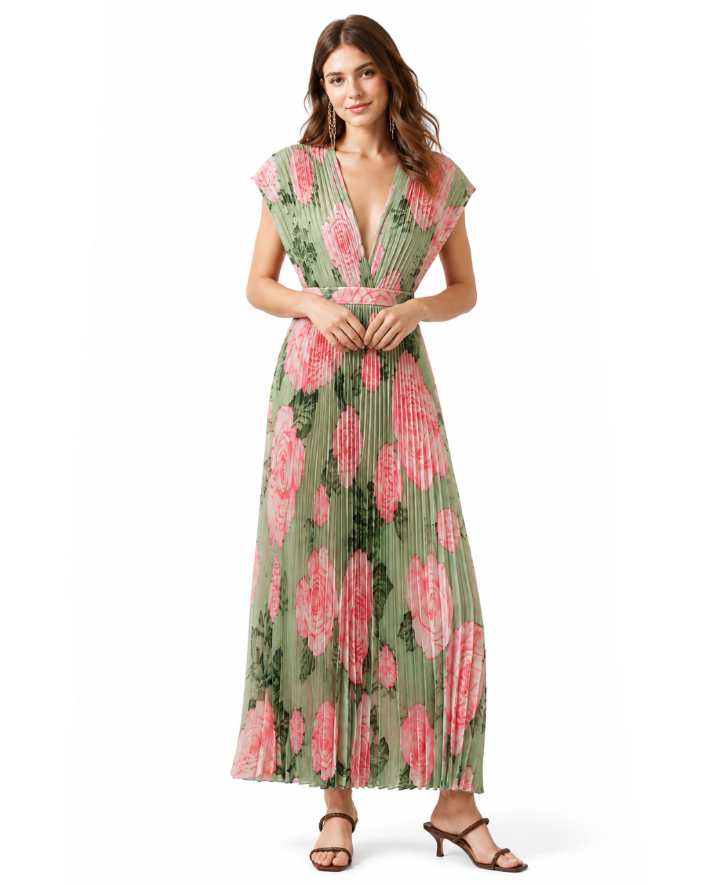 Pleated Gala Gown
