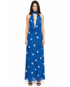 Poka Dot Scarf Dress