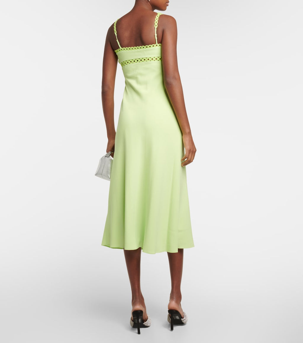 Sevilla Crochet Midi In Lime