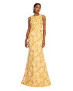 Floral Print Trumpet Dress