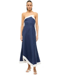 Sirani Dress Navy White