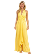 Carey Satin Halter Dress