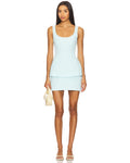 Empire Dress In Baby Blue
