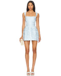 Bethany Skort Romper in Sky