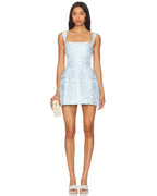 Bethany Skort Romper in Sky