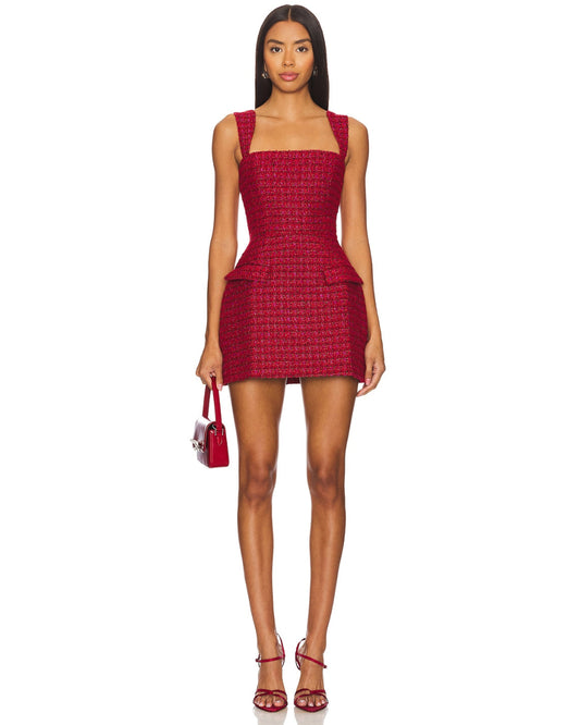 Bethany Skort Dress In Tweed