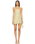 Bethany Skort Romper in Yellow