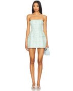 Bethany Skort Romper in Aquamarine