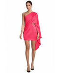 Anne Cape Cutout Mini Dress
