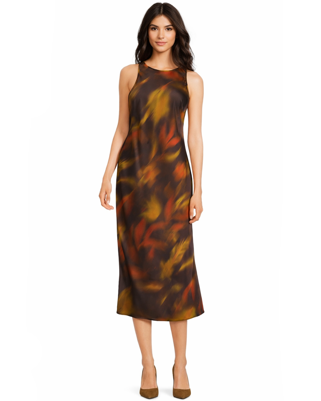 Fiona Blur Satin Dress