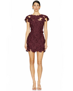 Burgundy Mini Dress