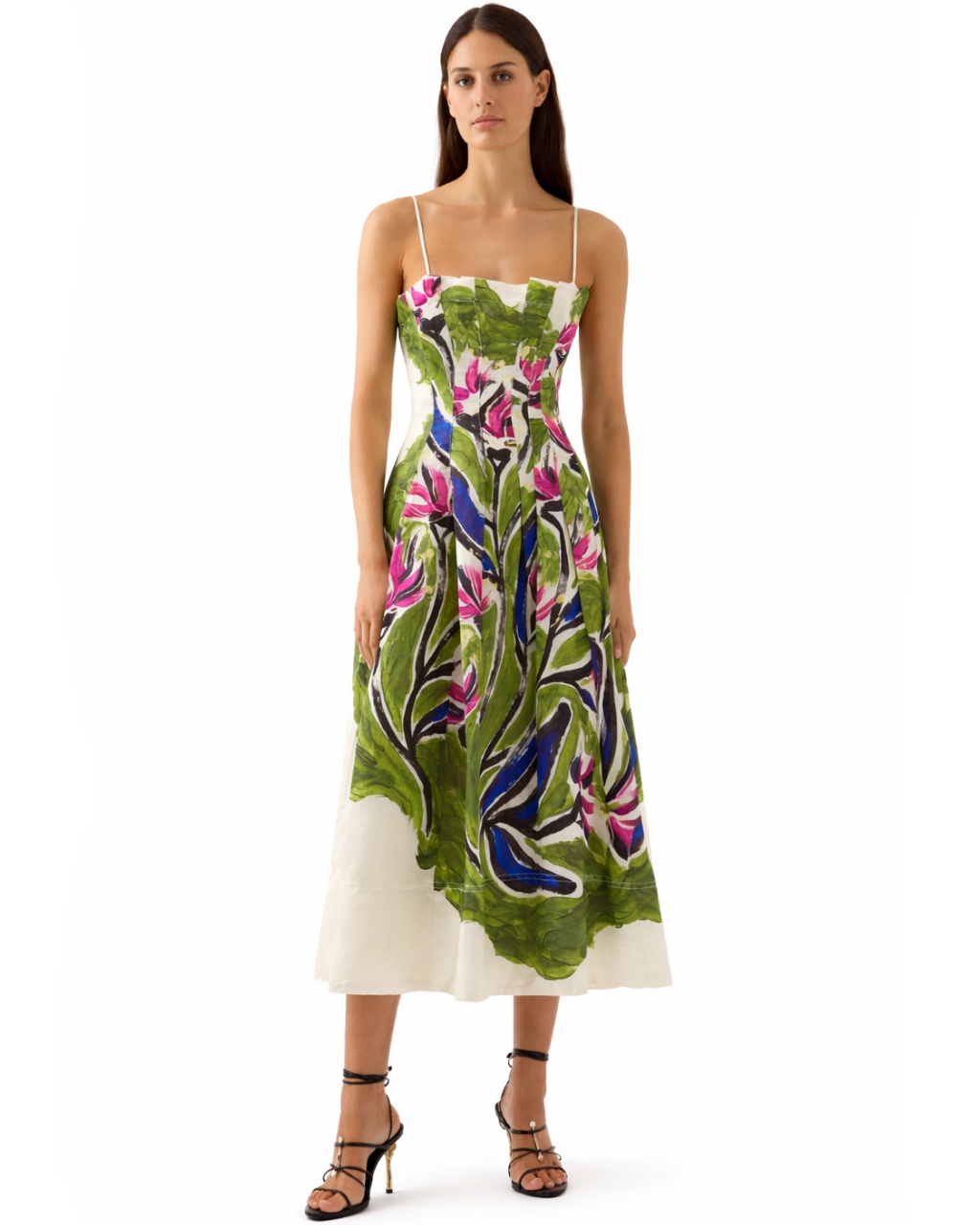 Paradiso Clinched Midi Dress