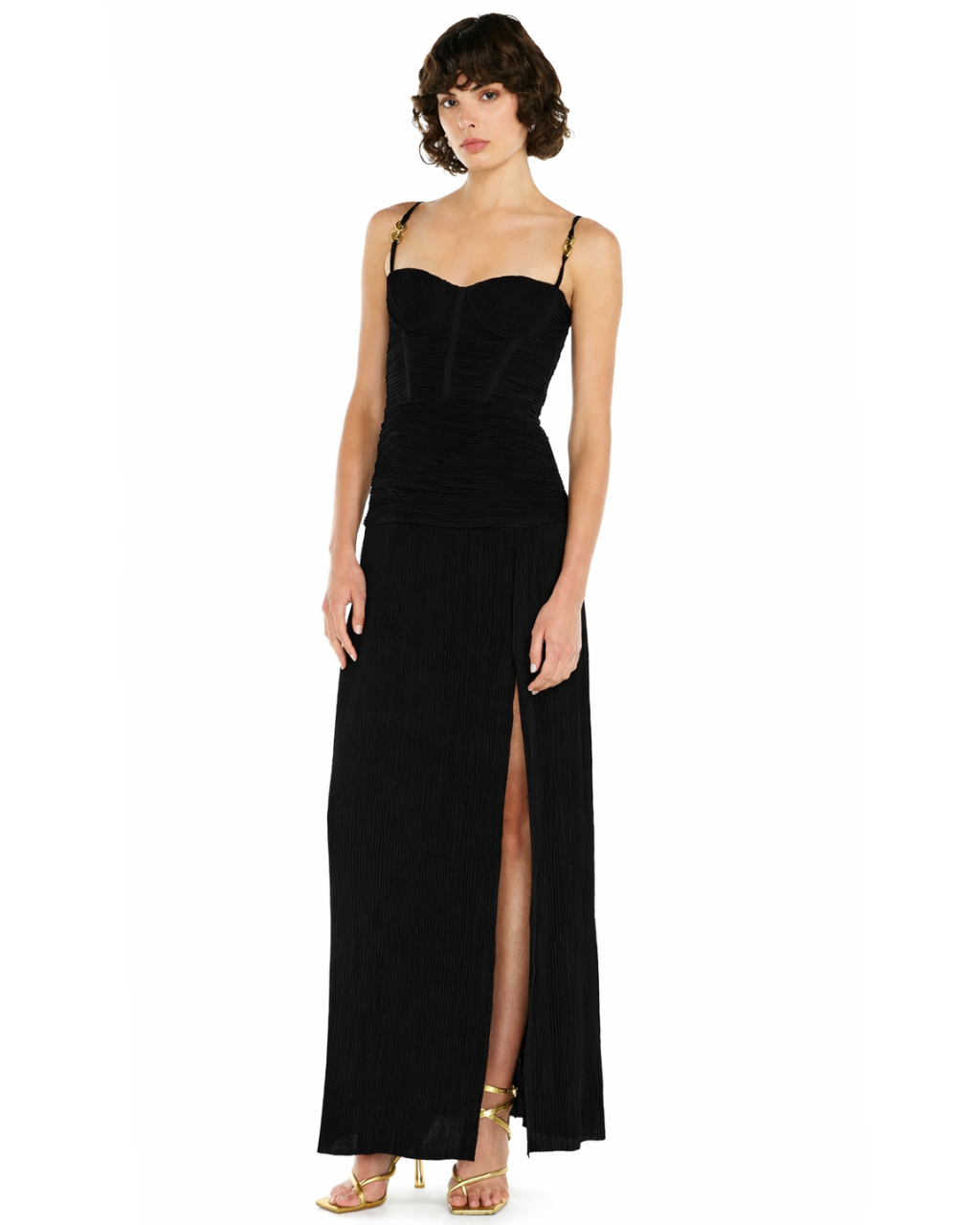 Double Time Pleated Dress
