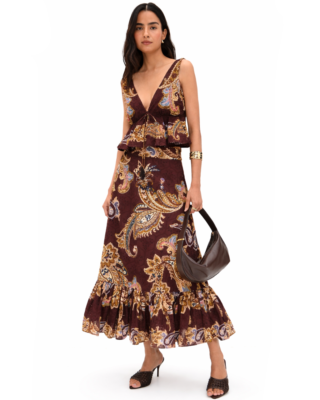 Paisley Brown Set