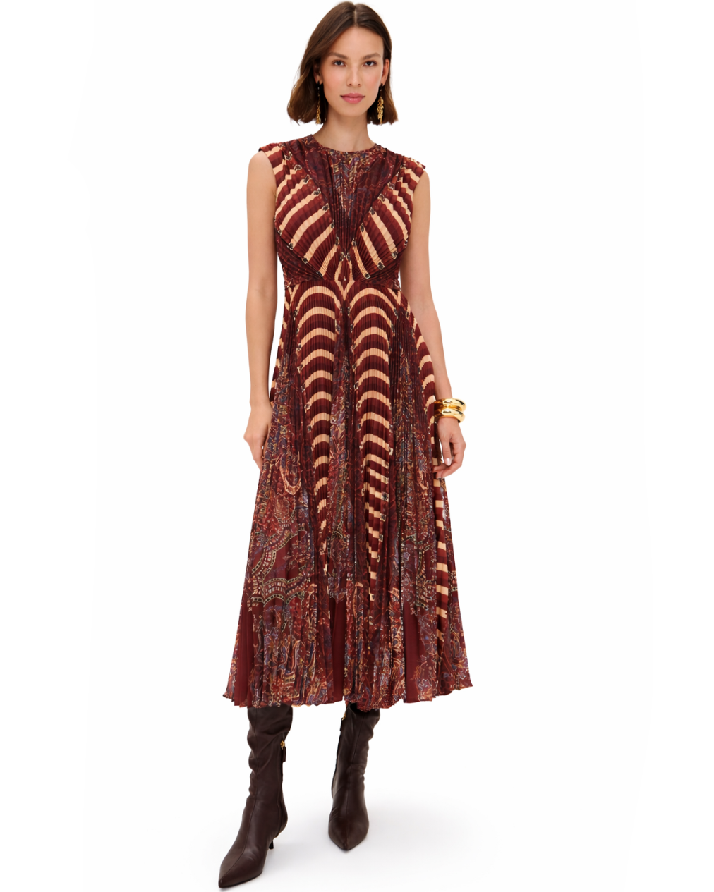 Violeta Pleated Midi