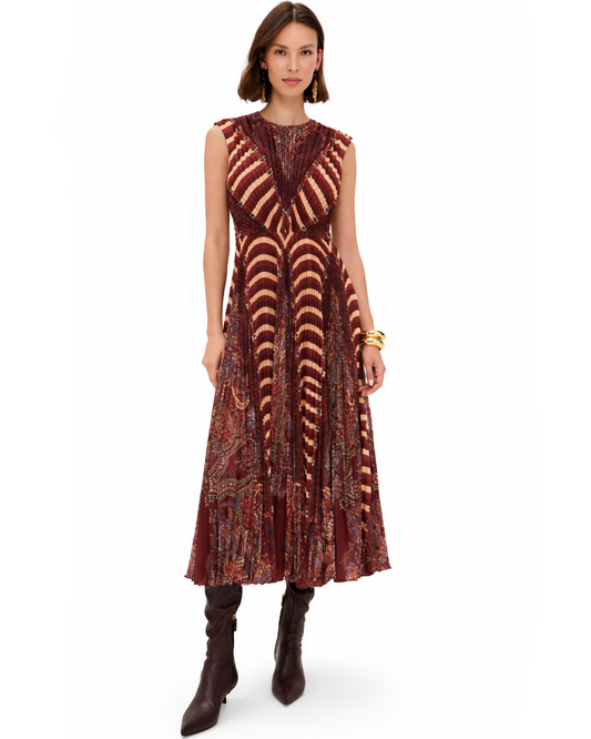 Violeta Pleated Midi