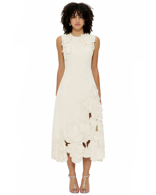 Cleo Applique Midi Dress