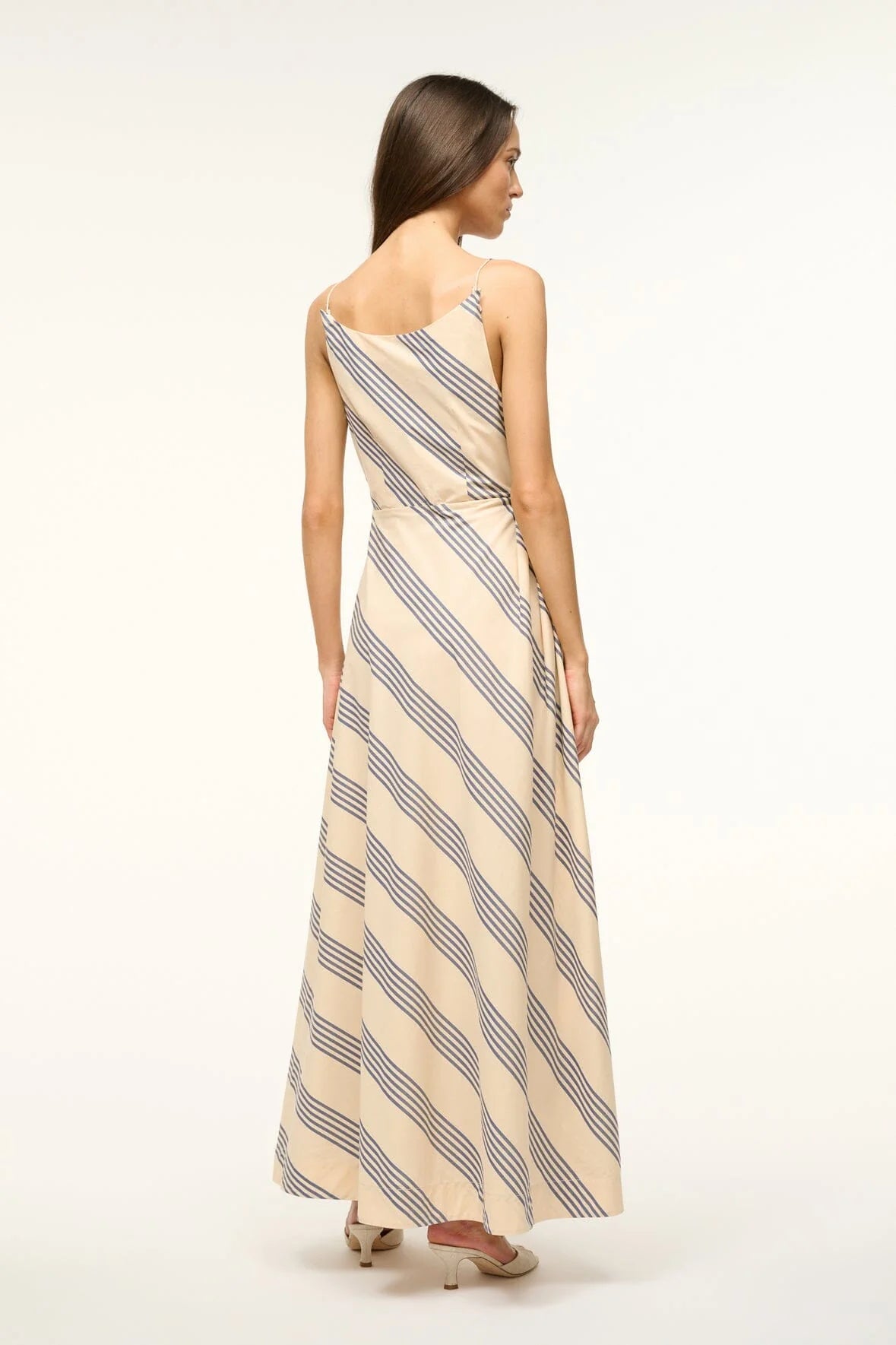 Sarah Dress Marine Bayadere Stripe