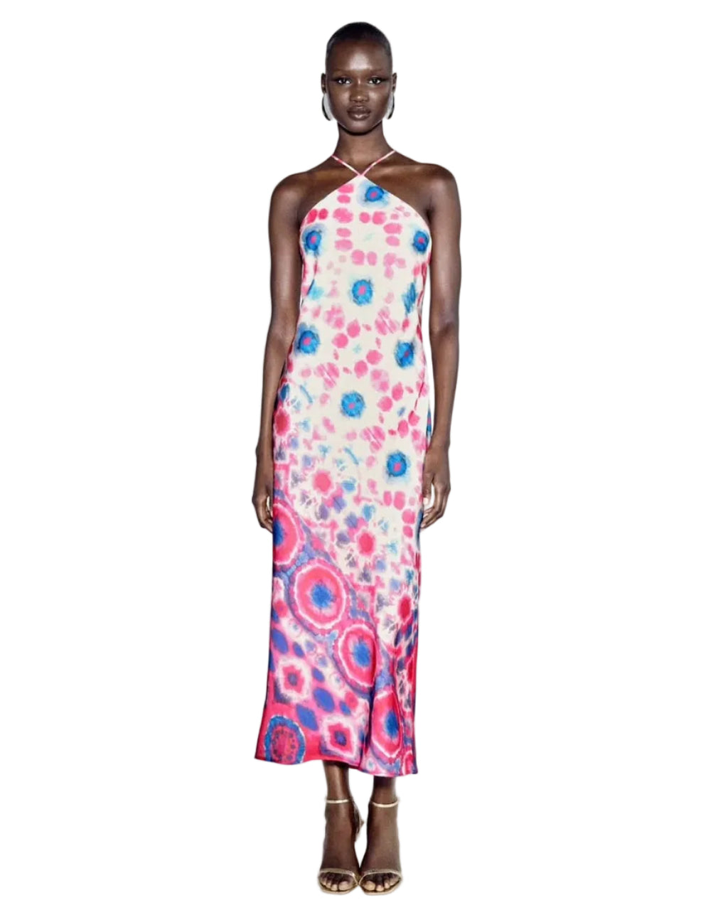 Pink Tie Dye Maxi