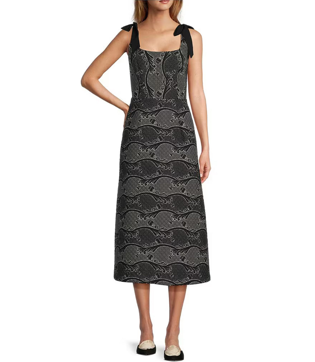 Schwan Quilt Midi Dress