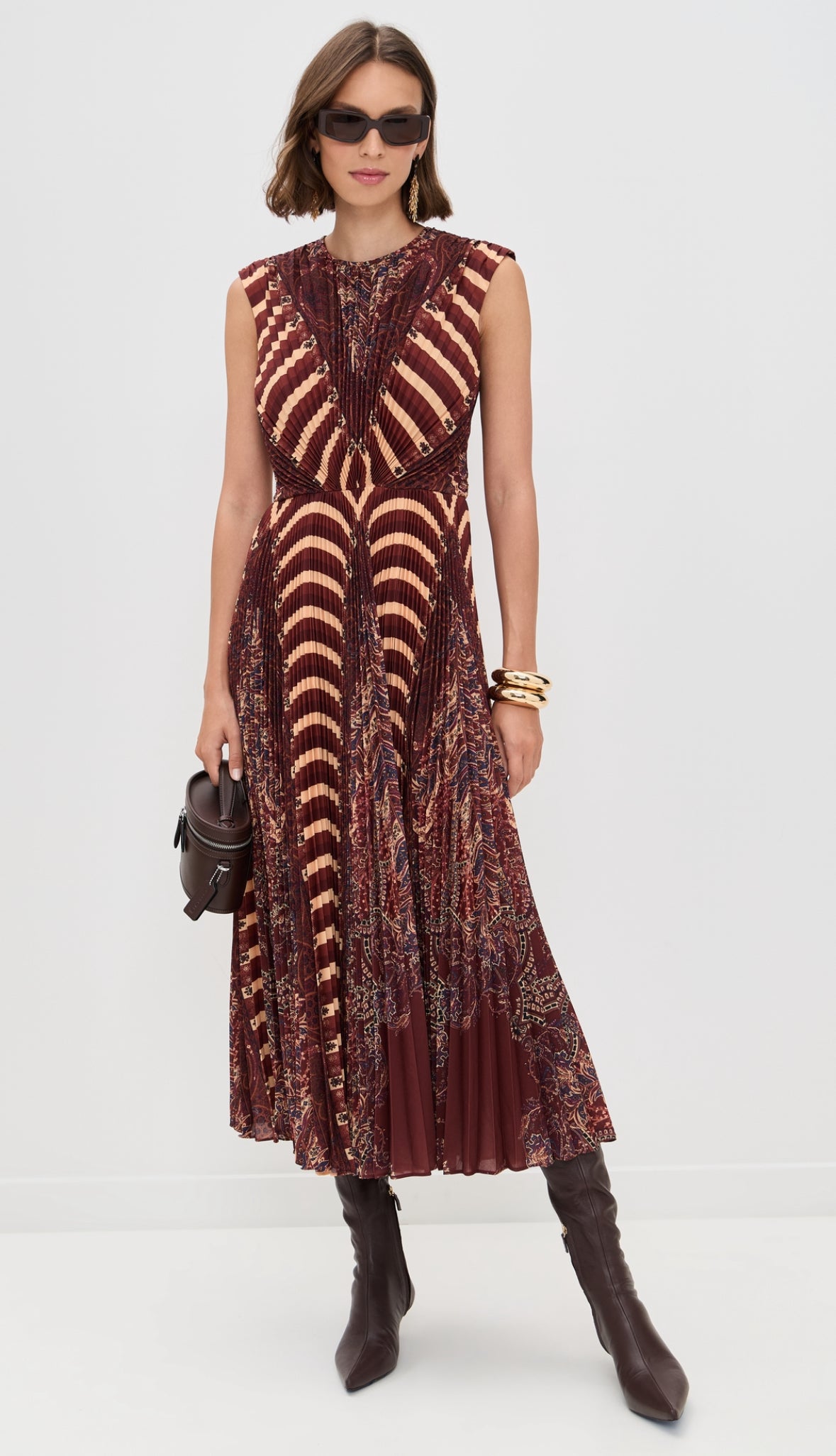 Violeta Pleated Midi