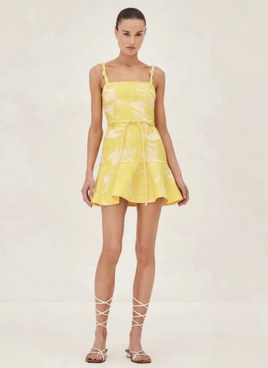 Alik Dress in Tuscany Spring