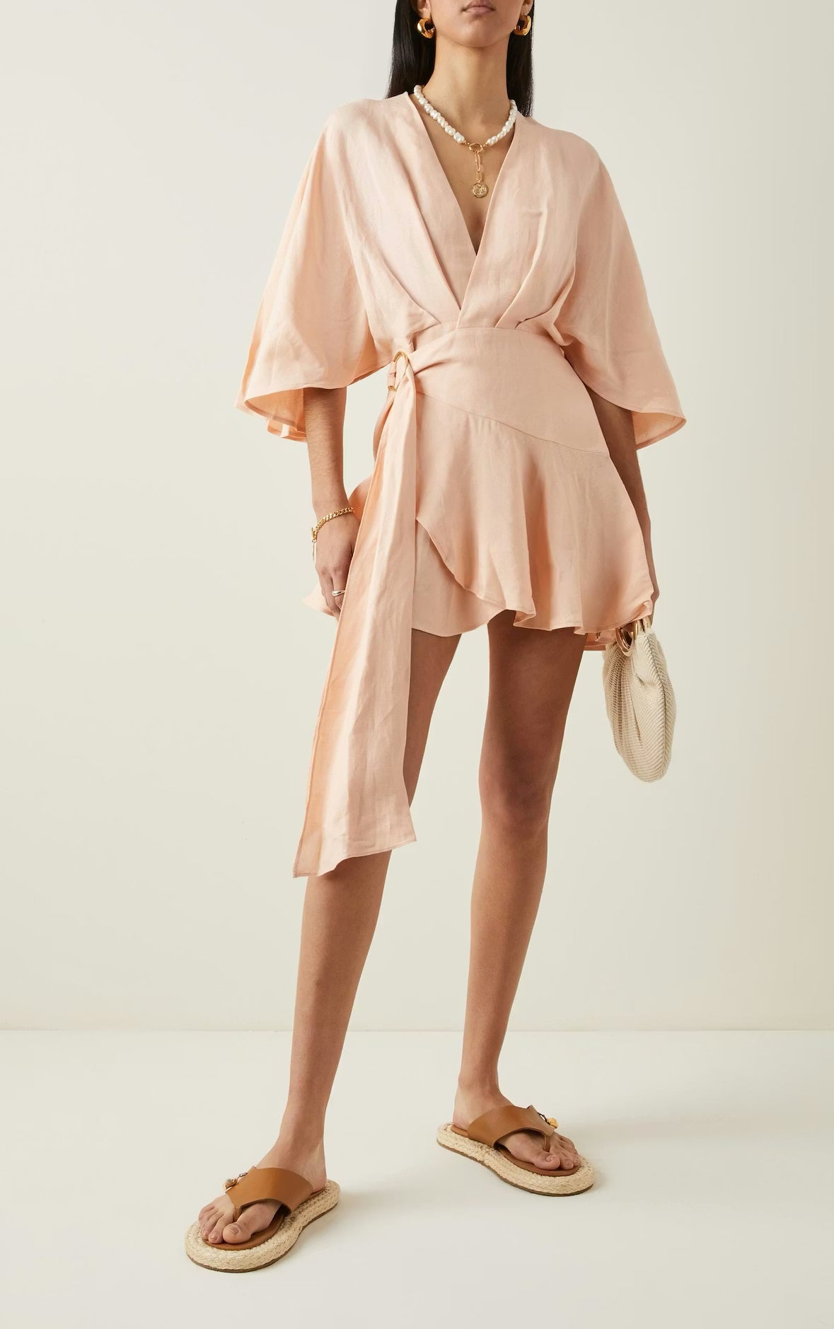 Olivia Wrap Mini Dress