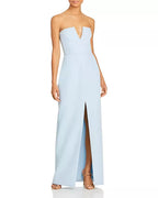Crepe Blue Gown