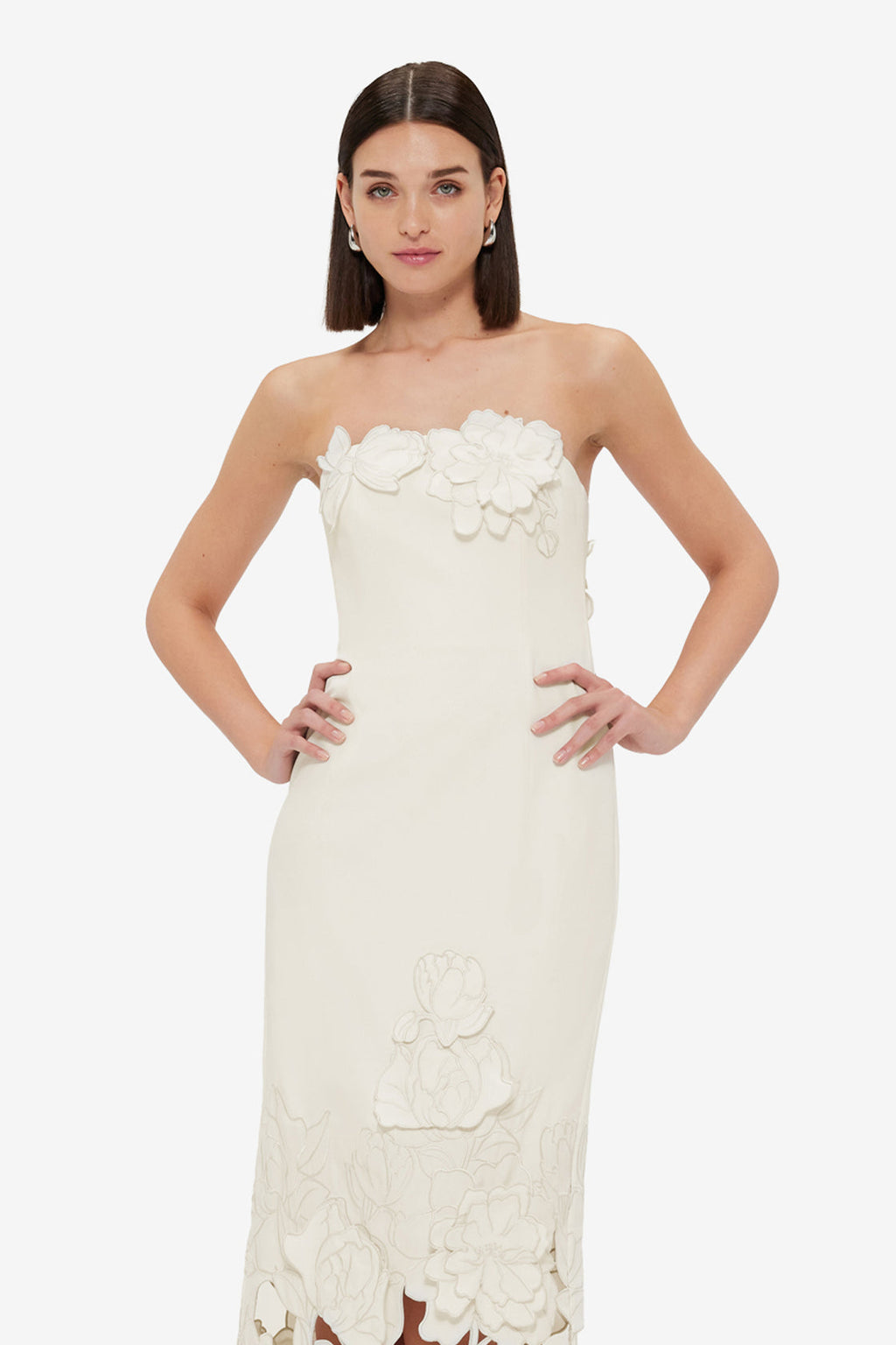 Rayna Maxi Dress in Vanilla