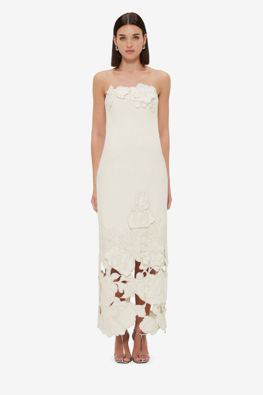 Rayana Maxi Dress in Vanilla