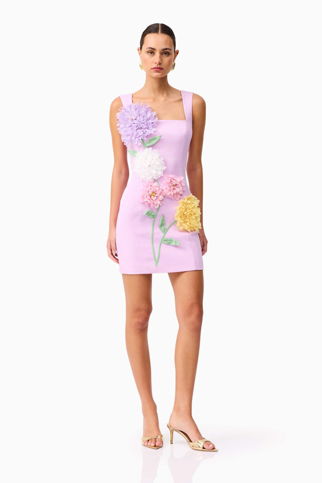 Buttercup Party Mini Dress In Purple