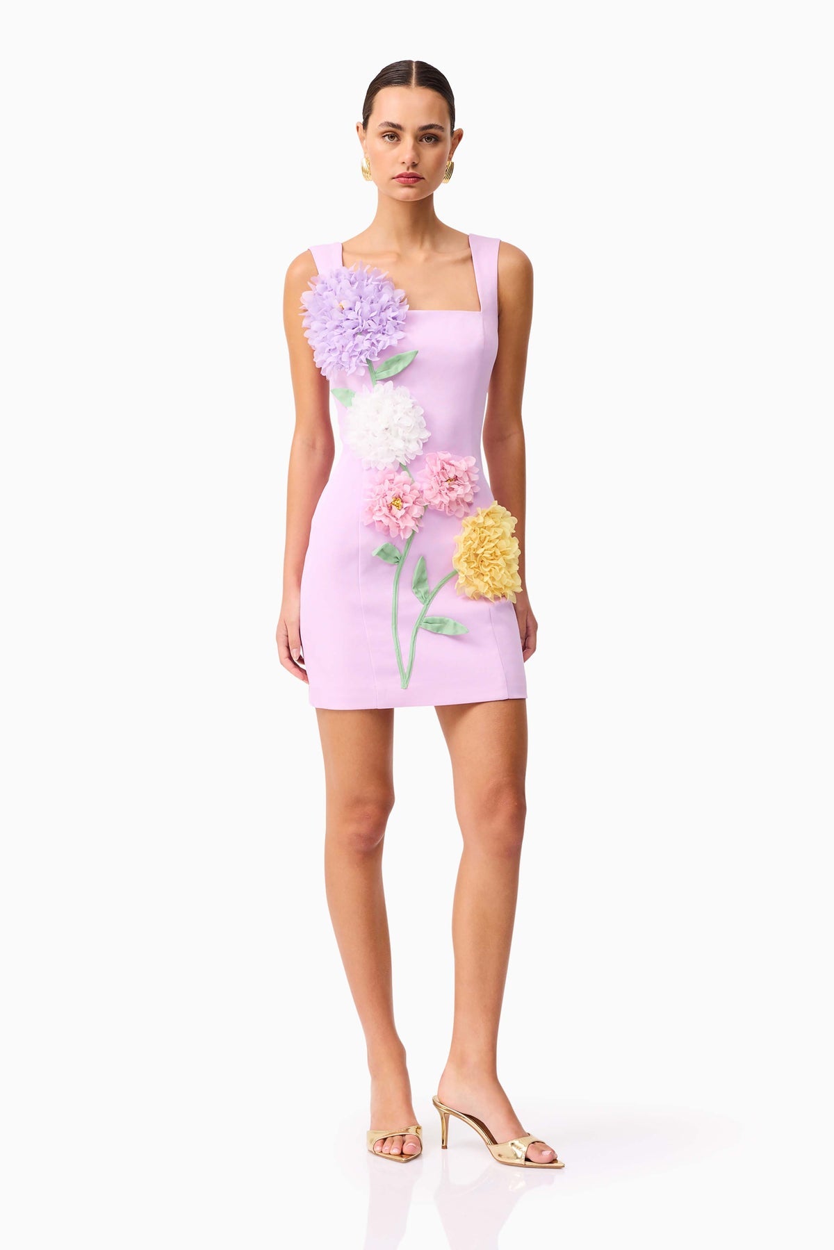 Buttercup Party Mini Dress In Purple