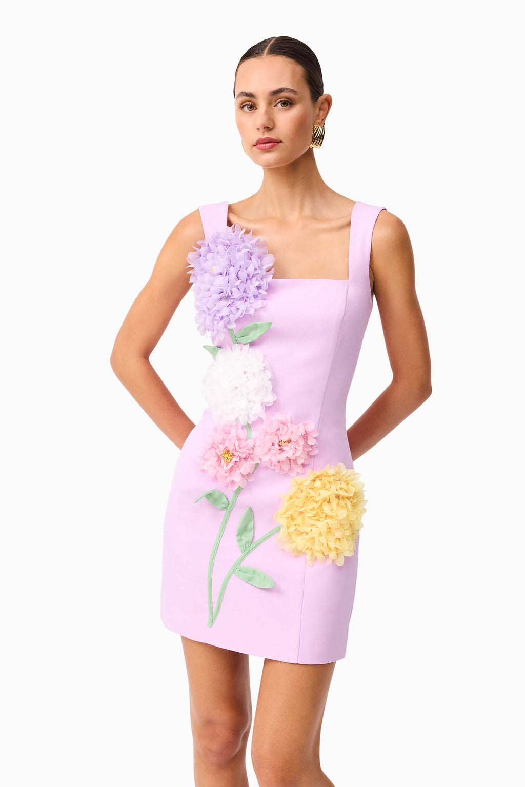 Buttercup Party Mini Dress In Purple