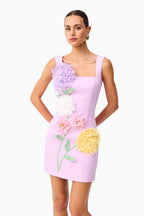 Buttercup Party Mini Dress In Purple