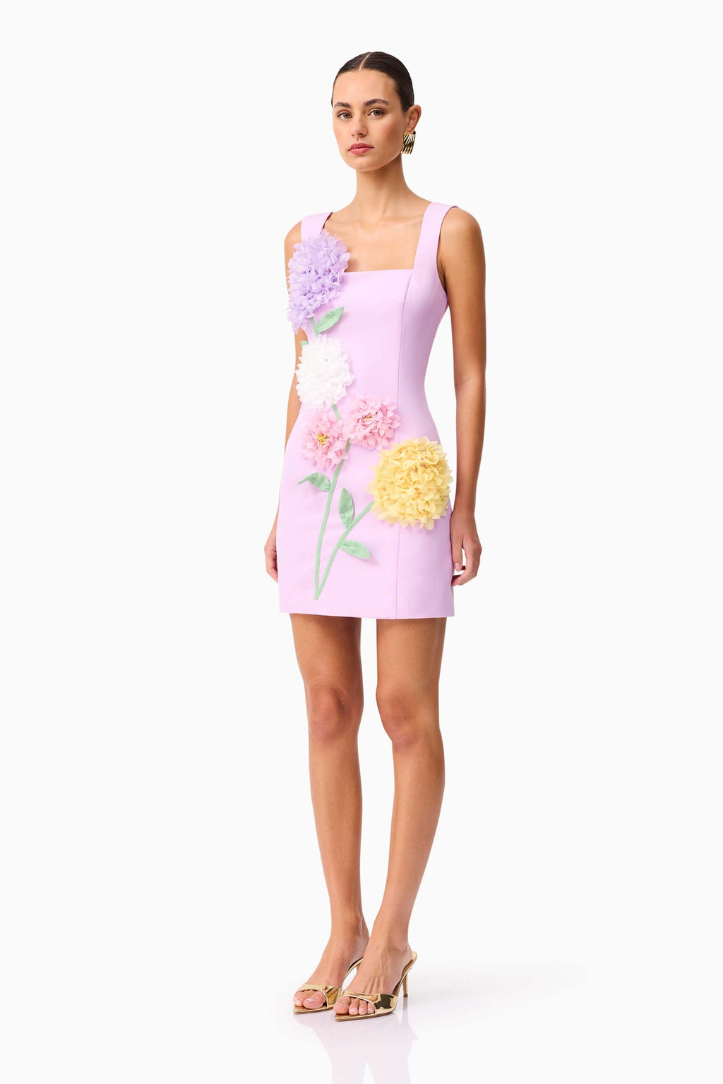 Buttercup Party Mini Dress In Purple