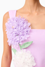 Buttercup Party Mini Dress In Purple