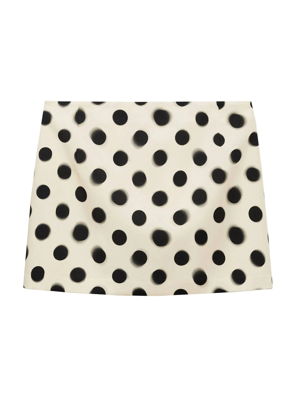Poka Dot Satin Mini Skirt