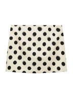 Poka Dot Satin Mini Skirt