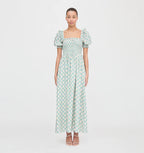 Scarlett Dress In Raspberry Ikat