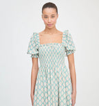 Scarlett Dress In Raspberry Ikat