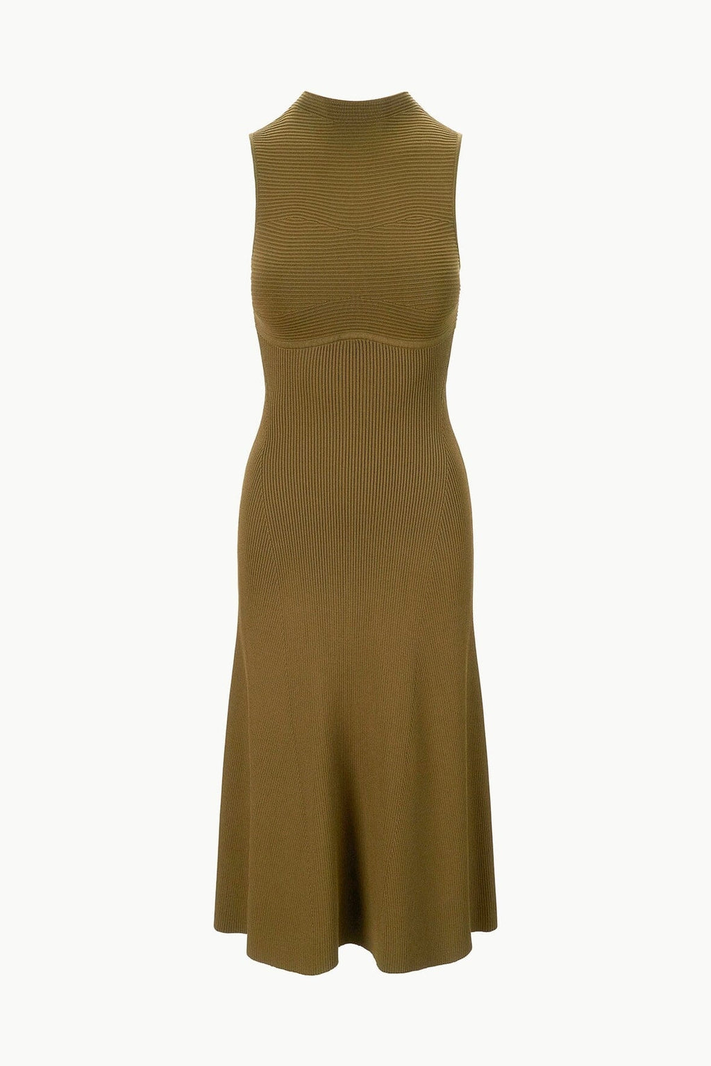 Malachite Knit Dress In Green