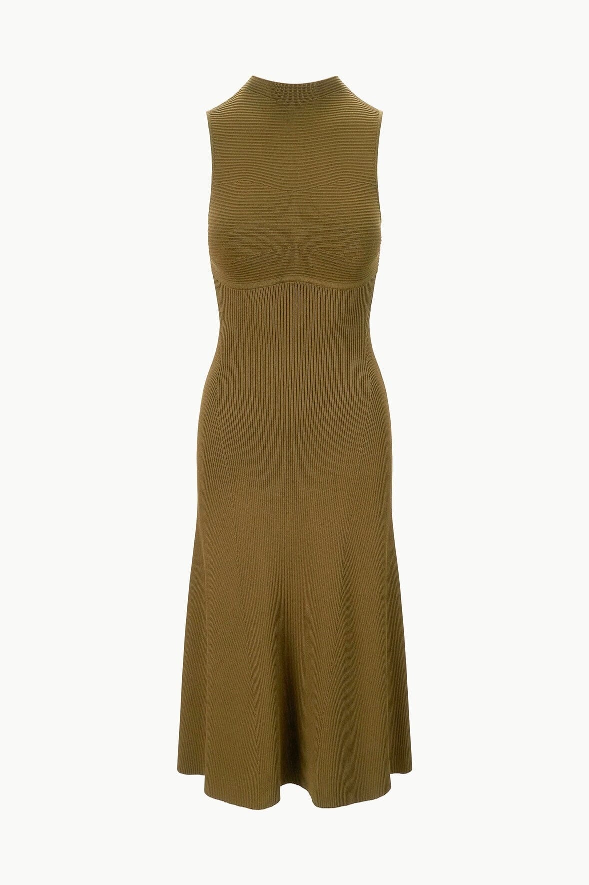 Malachite Knit Dress In Green