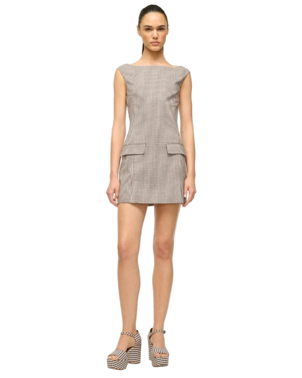 Walker Dress In Brown